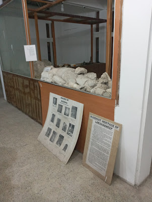 Buddha Statue relics in Agatti museum