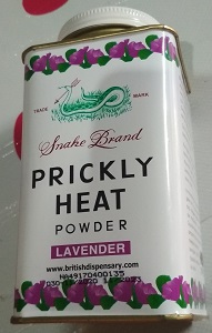 Snake Brand Prickly Heat Powder Lavender