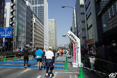 2016 TOKYO MARATHON race 20K