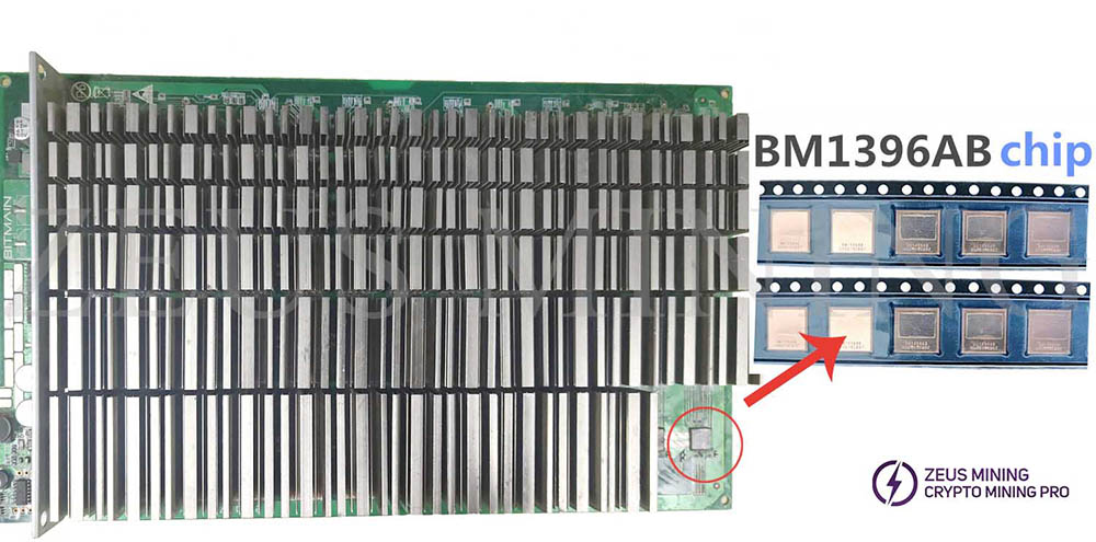 BM1396 chip location