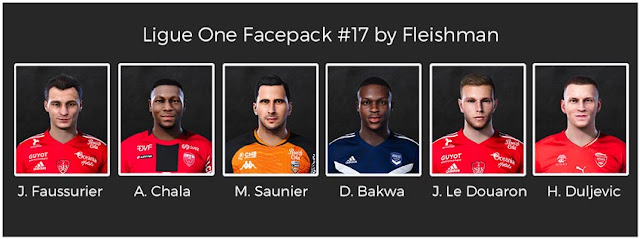 Ligue 1 Facepack #17 For eFootball PES 2021