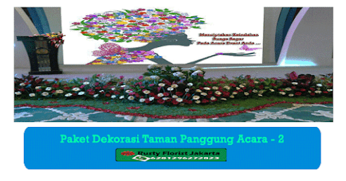 Promo Dekorasi Taman Panggung Event