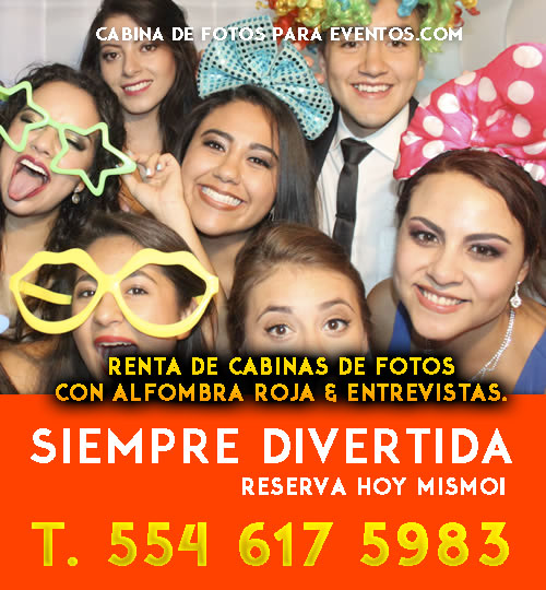 Renta de Cabina de Fotos para Fiestas