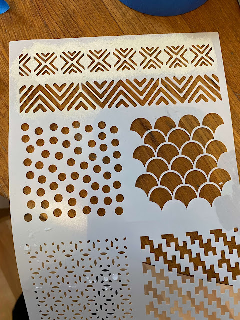 Photo of a pattern stencil.