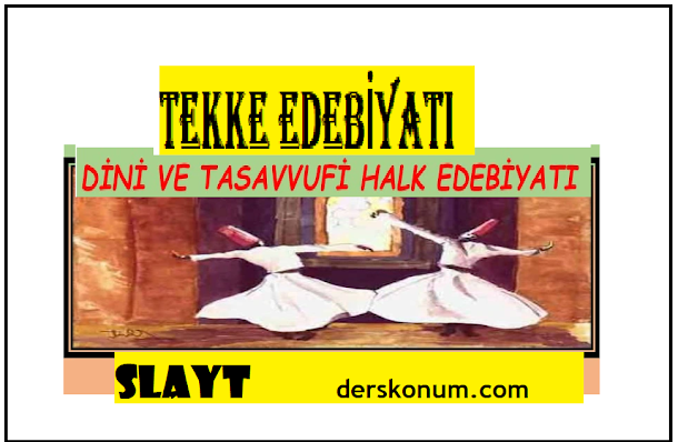 Dini-Tasavvufi Halk Edebiyatı Slayt