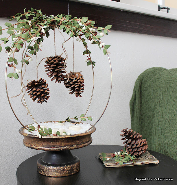 Simple Elegant Advent Centerpiece