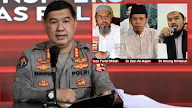 Polri Kenakan Pasal Pendanaan Teroris kepada Tiga Mubaligh