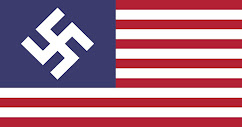A Nazi / American Flag