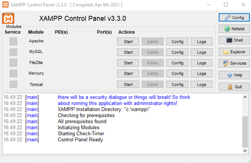 Cara Install Xampp Sahretech