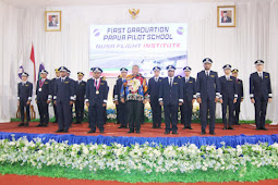 Wisuda 22 Pilot dan Instruktur Penerbangan Program Beasiswa Otsus Papua dari Nusa Flight Intitute