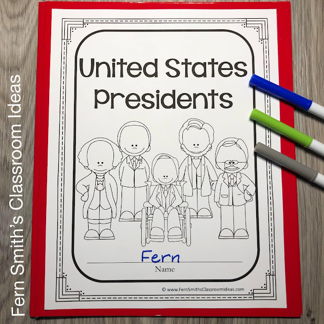 Click Here to Get This United States Presidents Class Project for 2nd and 3rd Grade