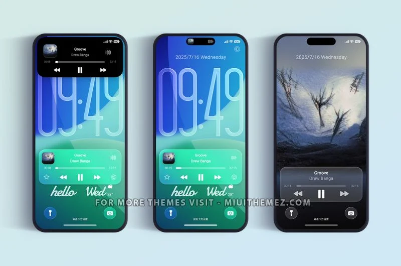 Liquid Beauty iOS 26 HyperOS Theme