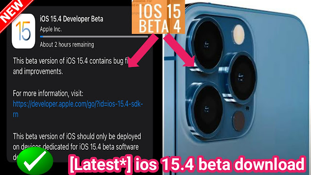 Latest Ios 15 4 Beta Download 22 Tech2 Wires