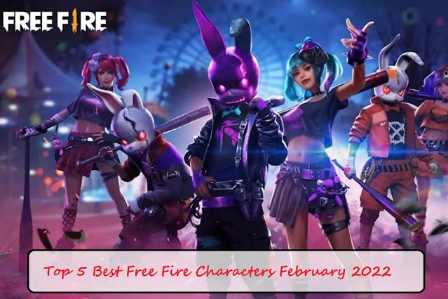 Top 5 Best Characters In Free Fire
