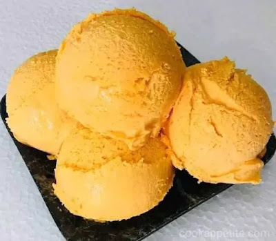 This homemade mango ice cream is creamy and full of mango and vanilla flavor. If you are a mango lover then you are going to love this mango ice cream.  No-churn mango ice cream is full of fresh flavor.