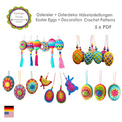 Ostern Häkelanleitungen Paket 5 x PDF