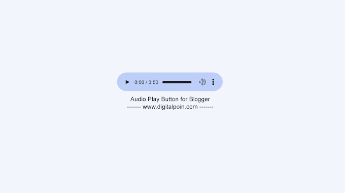 Cara Memasang Embed Audio di Blogger atau WordPress Terbaru