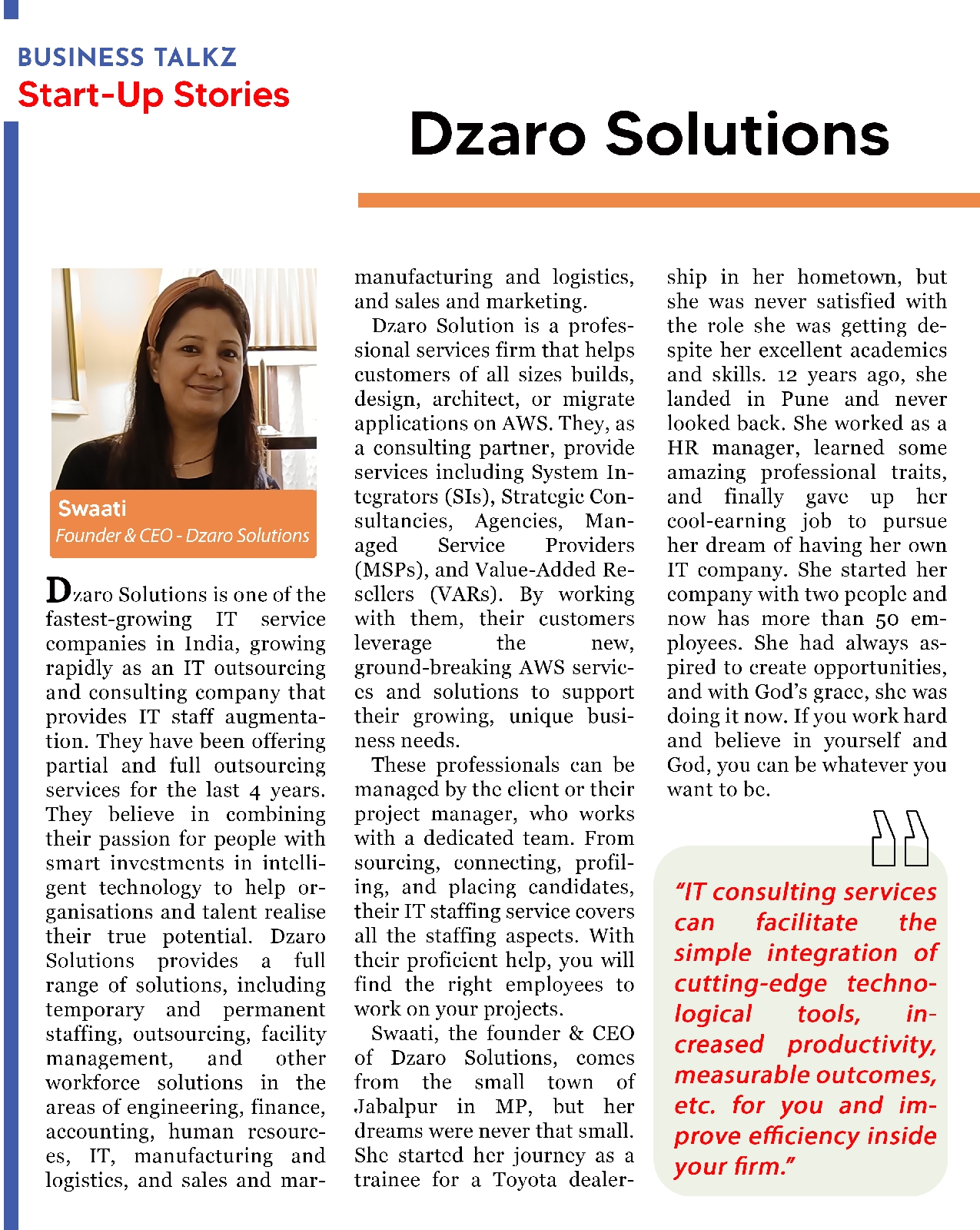 Dzaro Solutions