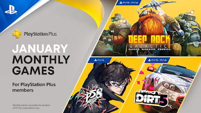 January 2022 PlayStation Plus Free Games