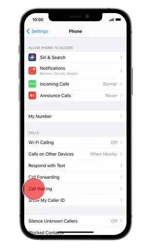 كيف يتم تنشيط خلف خط iPhone؟
