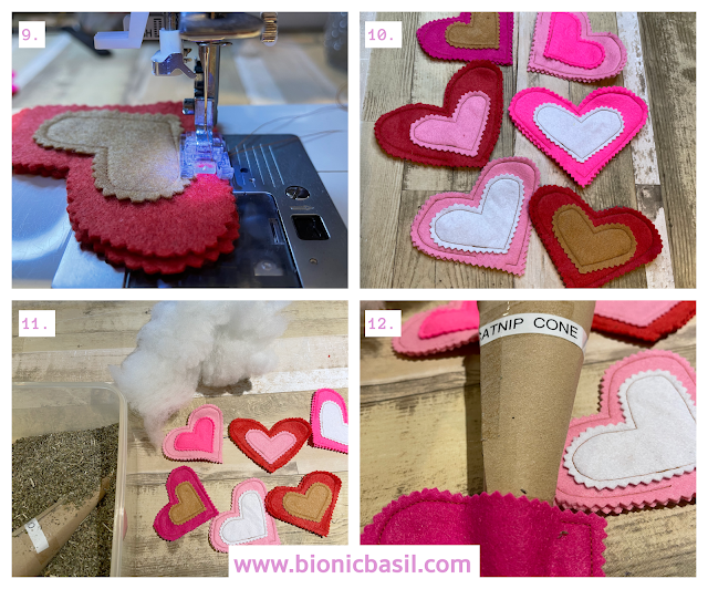 Crafting with Cats Valentine's Special ©BionicBasil® How to Make Valentine's Catnip Cookies 3