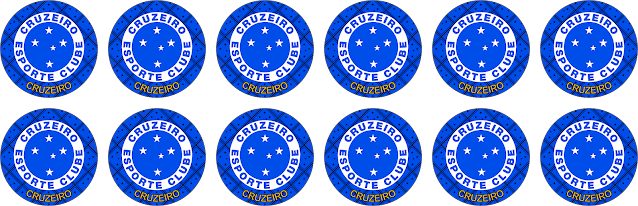 CRUZEIRO GULIVER 2000  ESCUDO BOTÃO ARTE BOTÃO ESCUDINHOS GULIVER TIME BOTÃO GULIVER