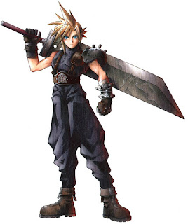 Cloud Strife sebagai salah satu Main Chara di game Final Fantasy 7