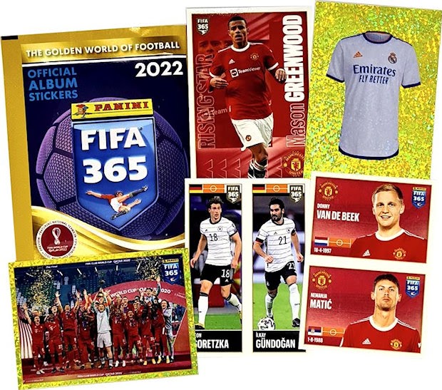 Football Cartophilic Info Exchange: Panini - FIFA 365 2023 - The Golden  World of Football (01) - Album