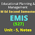M ED (EPM) - 527, EMIS - Unit - 5, Notes