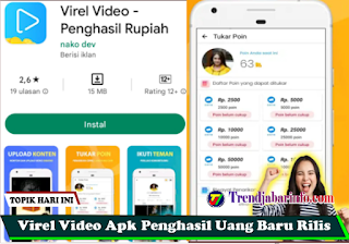 Virel Video Apk Penghasil Uang Apakah Terbukti Membayar atau Scam?