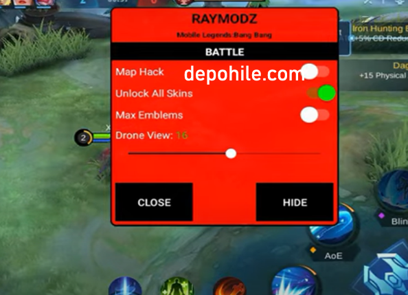 Mobile Legends 1.6.35 Raymodz Menu Amblem Hile Apk 2022