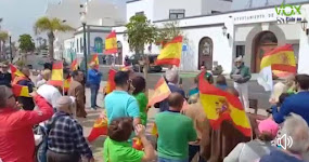 Manifestación VOX Lanzarote