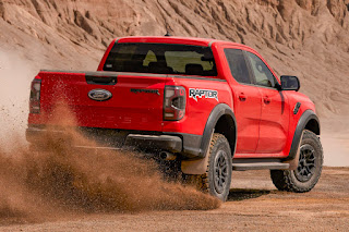 Ford Ranger Raptor Double Cab (2023) Rear Side