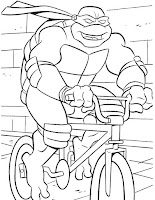 bikes coloring page