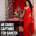 40 Saree Captions for Ganesh Chaturthi