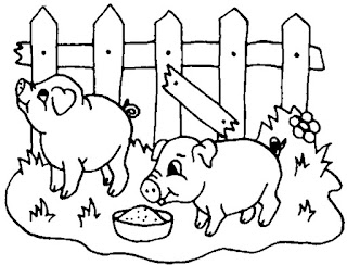 pigs coloring pages