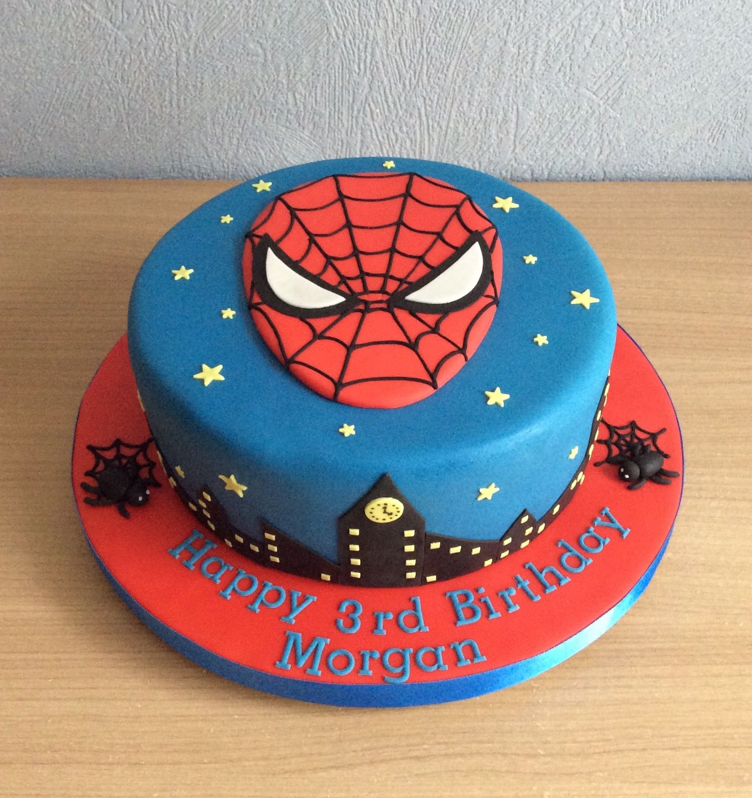 spider-man birthday cake