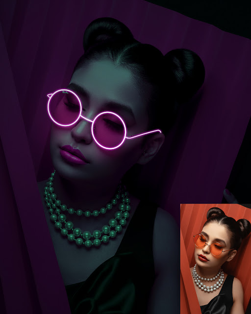 Glow In The Dark Portrait Effect Photoshop Tutorial