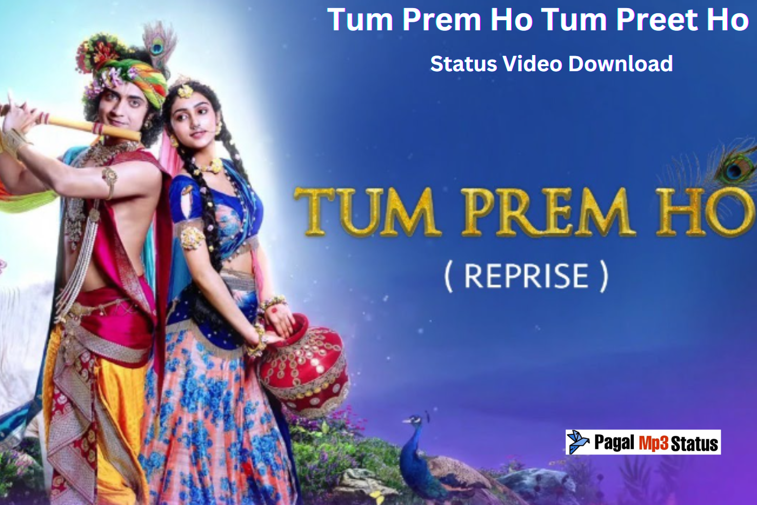 Tum Prem Ho Tum Preet Ho Lyrics Status Video Download (Radha Krishna)