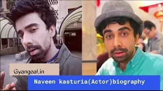 indian actor naveen kasturia , lead of web series aspirants.