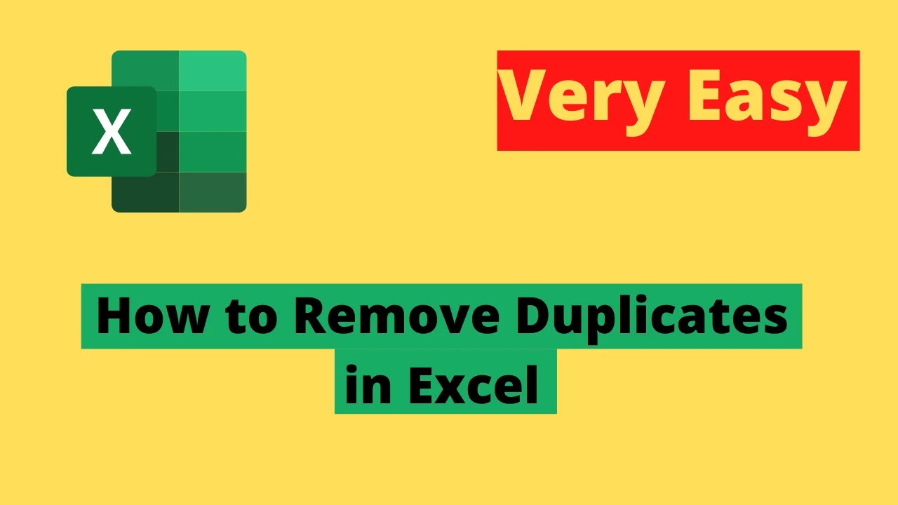 How to Remove Duplicates in Excel | How to Delete Duplicates in Excel