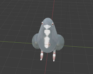 Bird Pigeon free 3d models blender obj fbx low poly