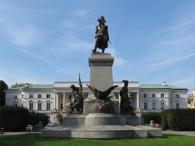 Tadeusz Kościuszko Monument by Antoni Popiel, Plac Żelaznej Bramy, Warsaw