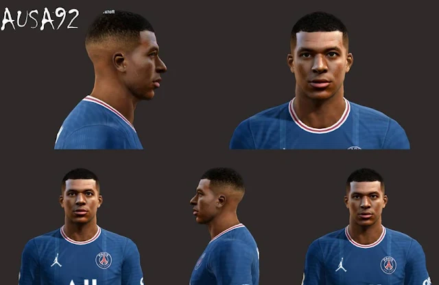 New Face Kylian Mbappé 2021 (Paris Saint-Germain) For PES 2013