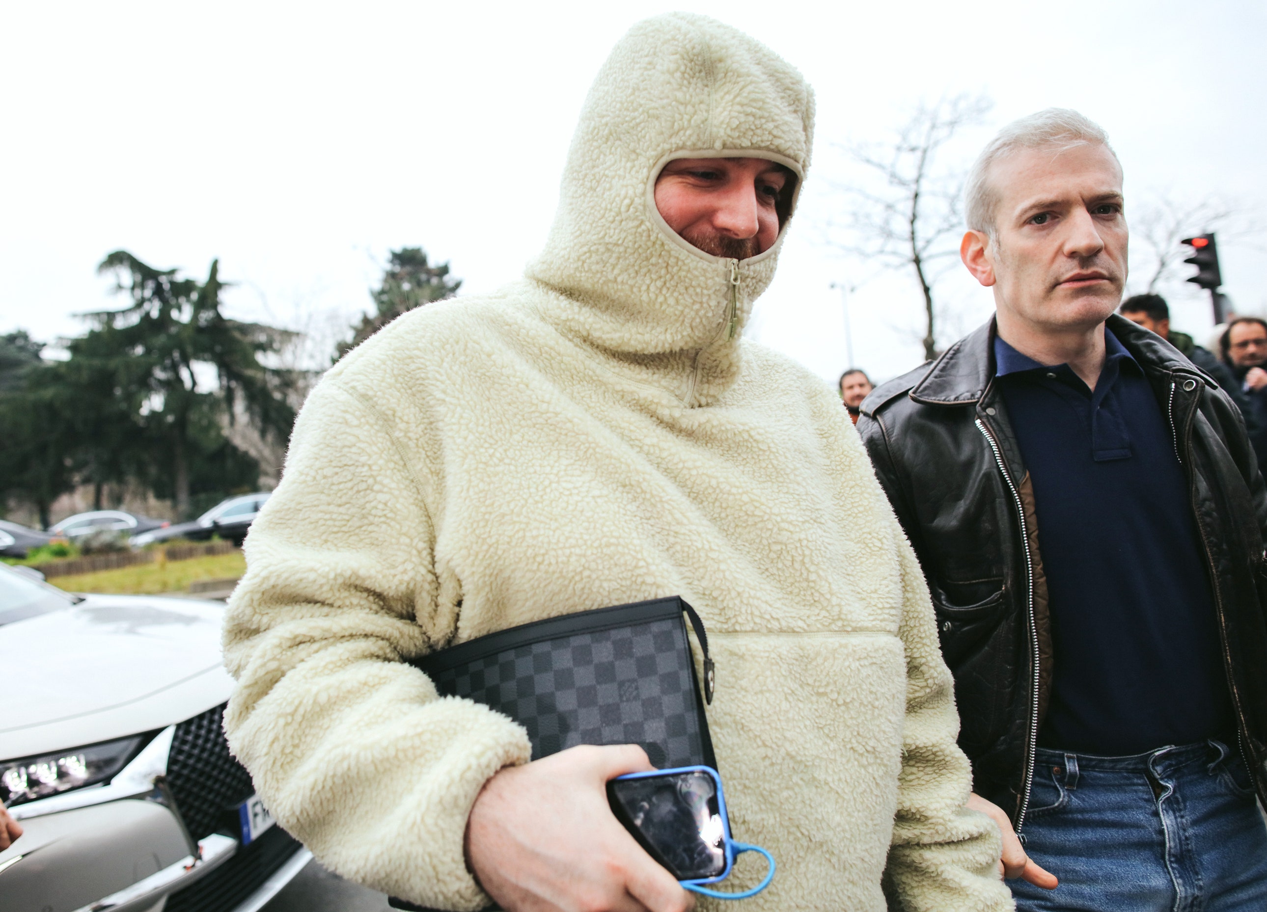 Wearing A Bear looking Sweater