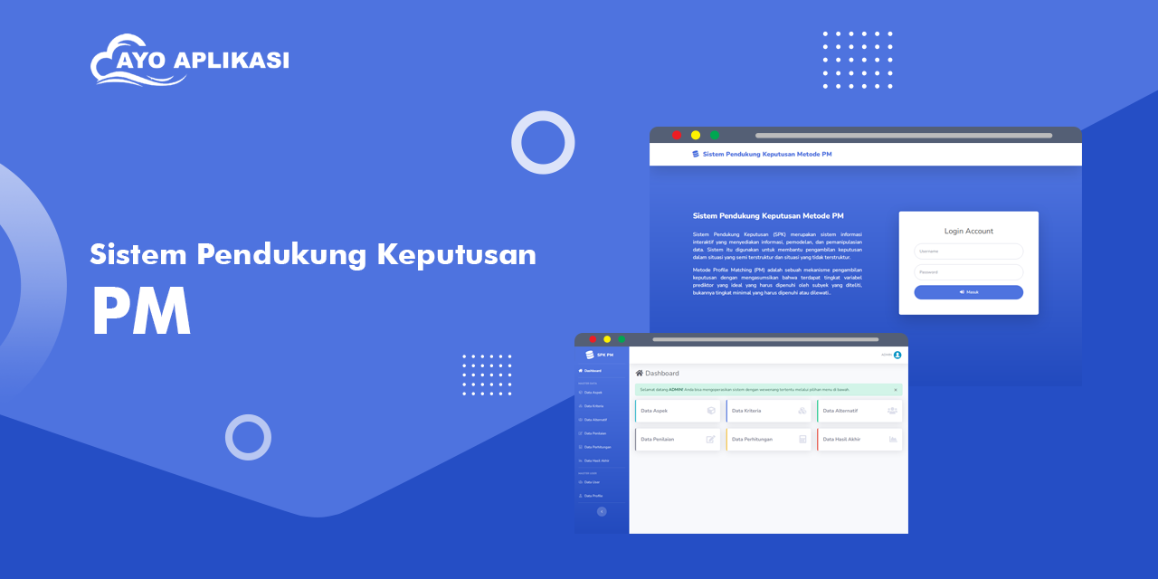 Source Code Aplikasi Sistem Pendukung Keputusan (SPK) Metode PM