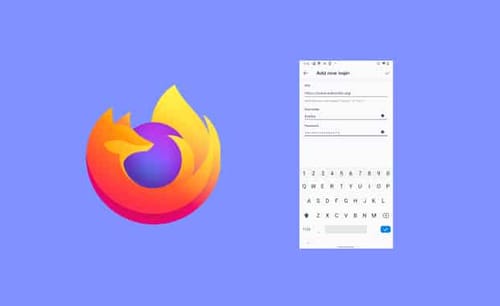 Firefox adds support for autofill passwords on Android