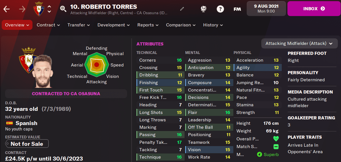 FM22 Roberto Torres