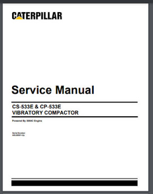 Service Manual CS-533E, CP533E Vibratory Compactor Caterpillar