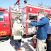 Rutilio Escandón entrega equipamiento donado por Asociación Internacional de Fuego y Rescate
